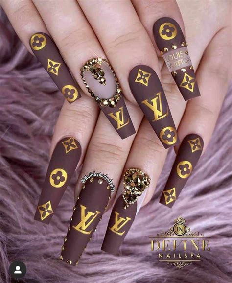 lv nail designs